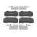 Brake Pad Set, disc brake PREMIER ECO FRICTION FDB4937 Ferodo