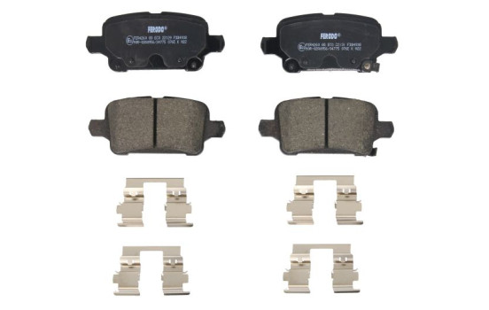 Brake Pad Set, disc brake PREMIER ECO FRICTION FDB4938 Ferodo