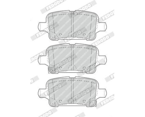 Brake Pad Set, disc brake PREMIER ECO FRICTION FDB4938 Ferodo, Image 3