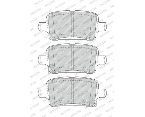 Brake Pad Set, disc brake PREMIER ECO FRICTION FDB4938 Ferodo, Image 3