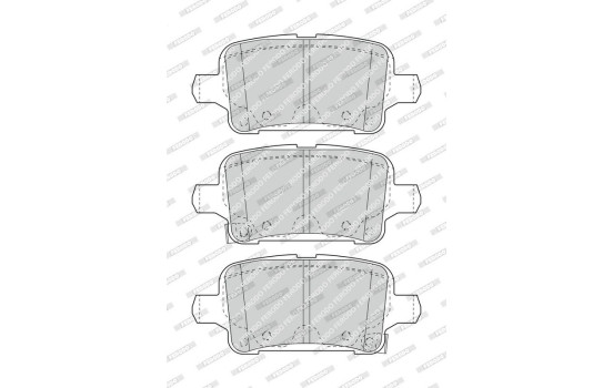 Brake Pad Set, disc brake PREMIER ECO FRICTION FDB4938 Ferodo, Image 3