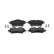 Brake Pad Set, disc brake PREMIER ECO FRICTION FDB4945 Ferodo