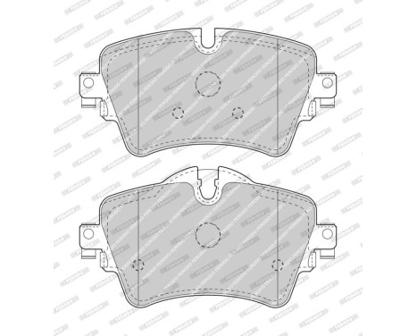 Brake Pad Set, disc brake PREMIER ECO FRICTION FDB4945 Ferodo, Image 2