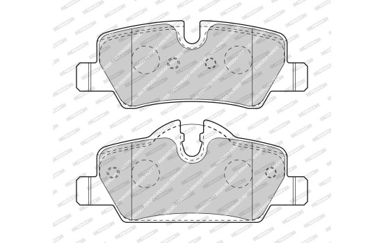 Brake Pad Set, disc brake PREMIER ECO FRICTION FDB4946 Ferodo, Image 3