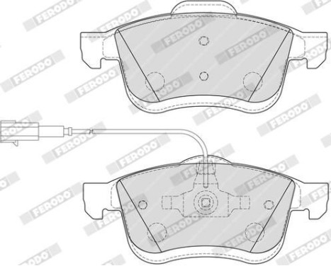 Brake Pad Set, disc brake PREMIER ECO FRICTION FDB4951 Ferodo, Image 4