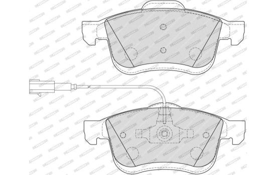 Brake Pad Set, disc brake PREMIER ECO FRICTION FDB4951 Ferodo, Image 4
