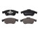 Brake Pad Set, disc brake PREMIER ECO FRICTION FDB4953 Ferodo