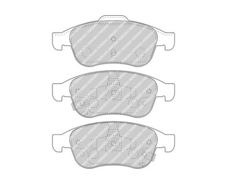 Brake Pad Set, disc brake PREMIER ECO FRICTION FDB4953 Ferodo, Image 3