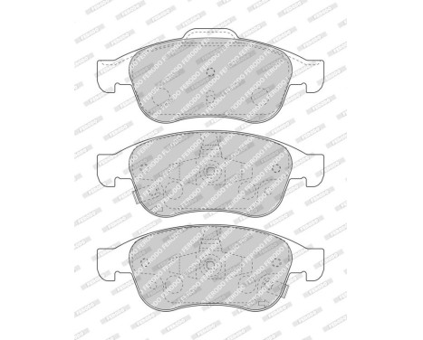 Brake Pad Set, disc brake PREMIER ECO FRICTION FDB4953 Ferodo, Image 3