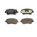 Brake Pad Set, disc brake PREMIER ECO FRICTION FDB4966 Ferodo