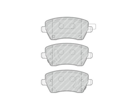 Brake Pad Set, disc brake PREMIER ECO FRICTION FDB4966 Ferodo, Image 3