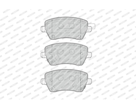 Brake Pad Set, disc brake PREMIER ECO FRICTION FDB4966 Ferodo, Image 3
