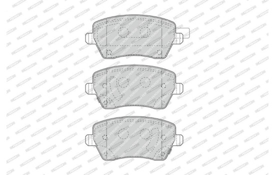 Brake Pad Set, disc brake PREMIER ECO FRICTION FDB4966 Ferodo, Image 3