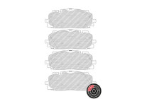 Brake Pad Set, disc brake PREMIER ECO FRICTION FDB4967 Ferodo