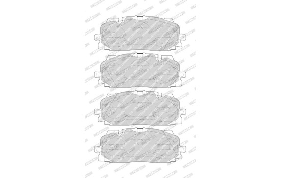 Brake Pad Set, disc brake PREMIER ECO FRICTION FDB4967 Ferodo, Image 4