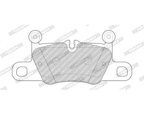 Brake Pad Set, disc brake PREMIER ECO FRICTION FDB4970 Ferodo, Image 5