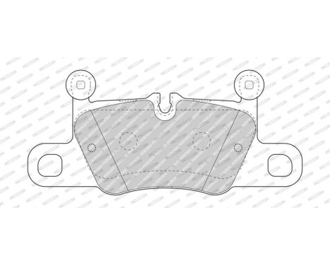Brake Pad Set, disc brake PREMIER ECO FRICTION FDB4970 Ferodo, Image 5