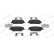 Brake Pad Set, disc brake PREMIER ECO FRICTION FDB4984 Ferodo