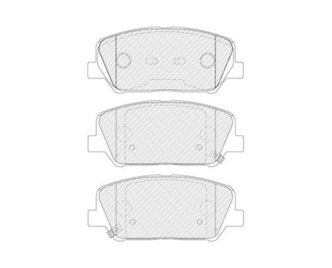 Brake Pad Set, disc brake PREMIER ECO FRICTION FDB4984 Ferodo, Image 2