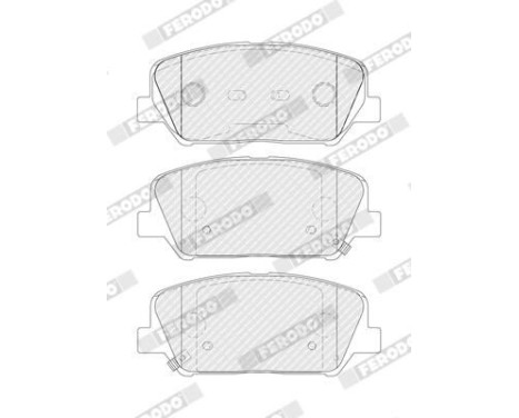 Brake Pad Set, disc brake PREMIER ECO FRICTION FDB4984 Ferodo, Image 2
