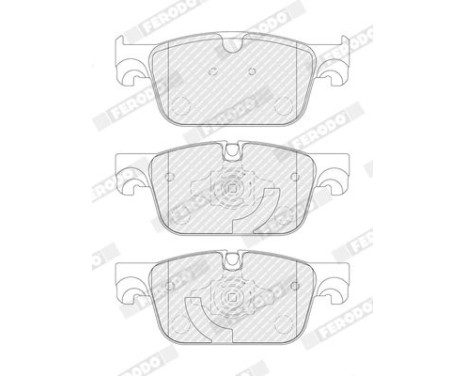 Brake Pad Set, disc brake PREMIER ECO FRICTION FDB4994 Ferodo