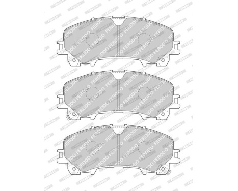 Brake Pad Set, disc brake PREMIER ECO FRICTION FDB4998 Ferodo, Image 3