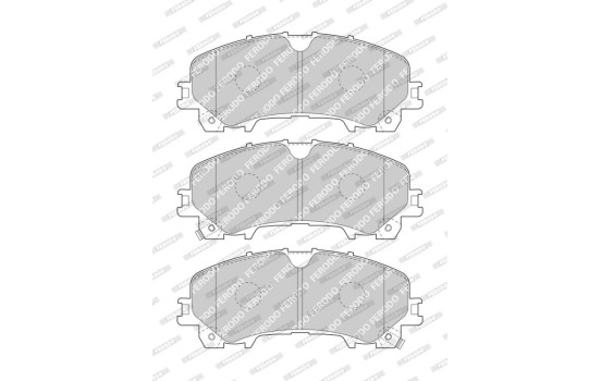 Brake Pad Set, disc brake PREMIER ECO FRICTION FDB4998 Ferodo, Image 3