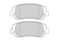 Brake Pad Set, disc brake PREMIER ECO FRICTION FDB4999 Ferodo