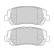 Brake Pad Set, disc brake PREMIER ECO FRICTION FDB4999 Ferodo