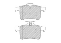Brake Pad Set, disc brake PREMIER ECO FRICTION FDB5014 Ferodo