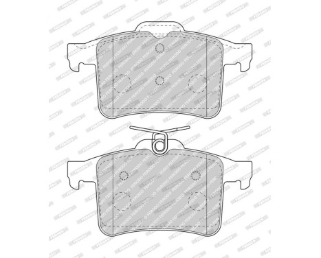 Brake Pad Set, disc brake PREMIER ECO FRICTION FDB5014 Ferodo, Image 2