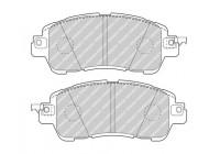 Brake Pad Set, disc brake PREMIER ECO FRICTION FDB5015 Ferodo