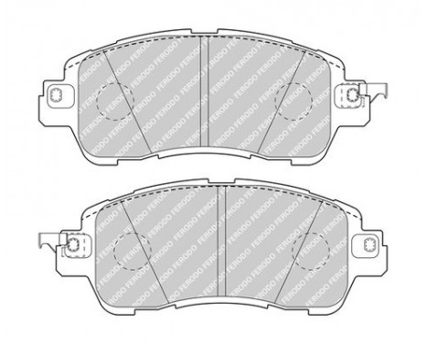 Brake Pad Set, disc brake PREMIER ECO FRICTION FDB5015 Ferodo