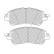 Brake Pad Set, disc brake PREMIER ECO FRICTION FDB5015 Ferodo