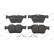 Brake Pad Set, disc brake PREMIER ECO FRICTION FDB5017 Ferodo