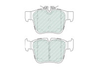 Brake Pad Set, disc brake PREMIER ECO FRICTION FDB5017 Ferodo