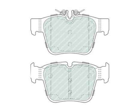 Brake Pad Set, disc brake PREMIER ECO FRICTION FDB5017 Ferodo, Image 2