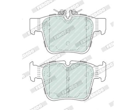 Brake Pad Set, disc brake PREMIER ECO FRICTION FDB5017 Ferodo, Image 2