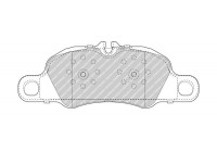 Brake Pad Set, disc brake PREMIER ECO FRICTION FDB5018 Ferodo