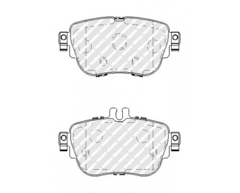 Brake Pad Set, disc brake PREMIER ECO FRICTION FDB5032 Ferodo, Image 2
