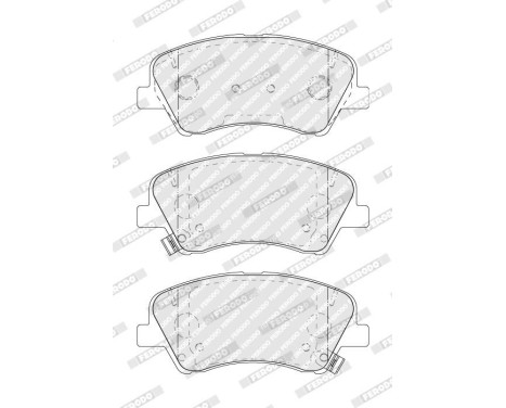 Brake Pad Set, disc brake PREMIER ECO FRICTION FDB5040 Ferodo, Image 3