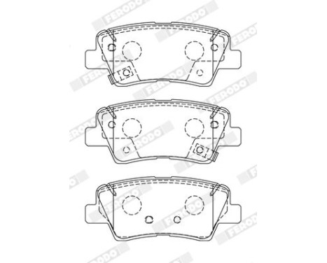 Brake Pad Set, disc brake PREMIER ECO FRICTION FDB5041 Ferodo, Image 2