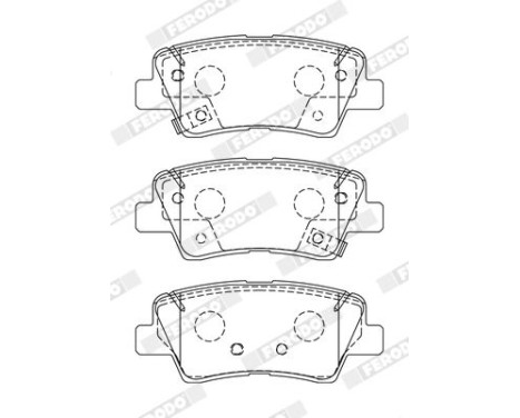 Brake Pad Set, disc brake PREMIER ECO FRICTION FDB5041 Ferodo, Image 3