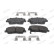 Brake Pad Set, disc brake PREMIER ECO FRICTION FDB5045 Ferodo