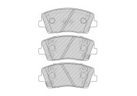 Brake Pad Set, disc brake PREMIER ECO FRICTION FDB5045 Ferodo