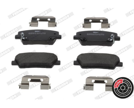Brake Pad Set, disc brake PREMIER ECO FRICTION FDB5048 Ferodo, Image 3