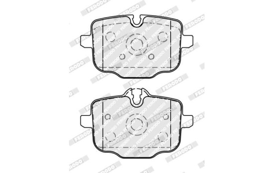 Brake Pad Set, disc brake PREMIER ECO FRICTION FDB5056 Ferodo, Image 3