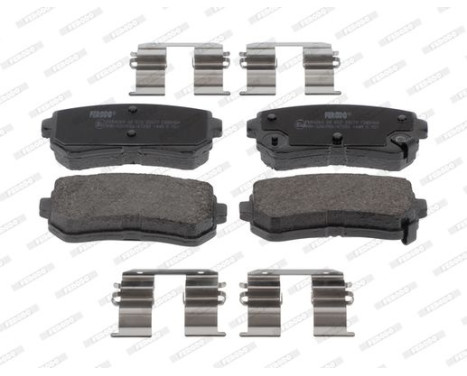 Brake Pad Set, disc brake PREMIER ECO FRICTION FDB5066 Ferodo