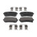 Brake Pad Set, disc brake PREMIER ECO FRICTION FDB5066 Ferodo