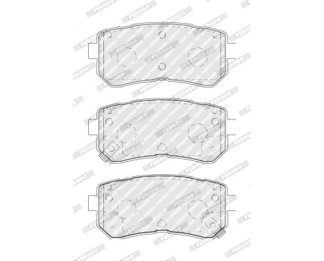 Brake Pad Set, disc brake PREMIER ECO FRICTION FDB5066 Ferodo, Image 2